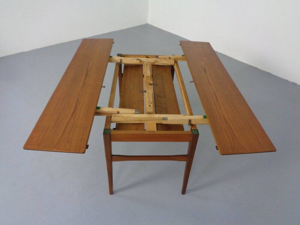 Teak dining or coffee table, Denmark, 1960s