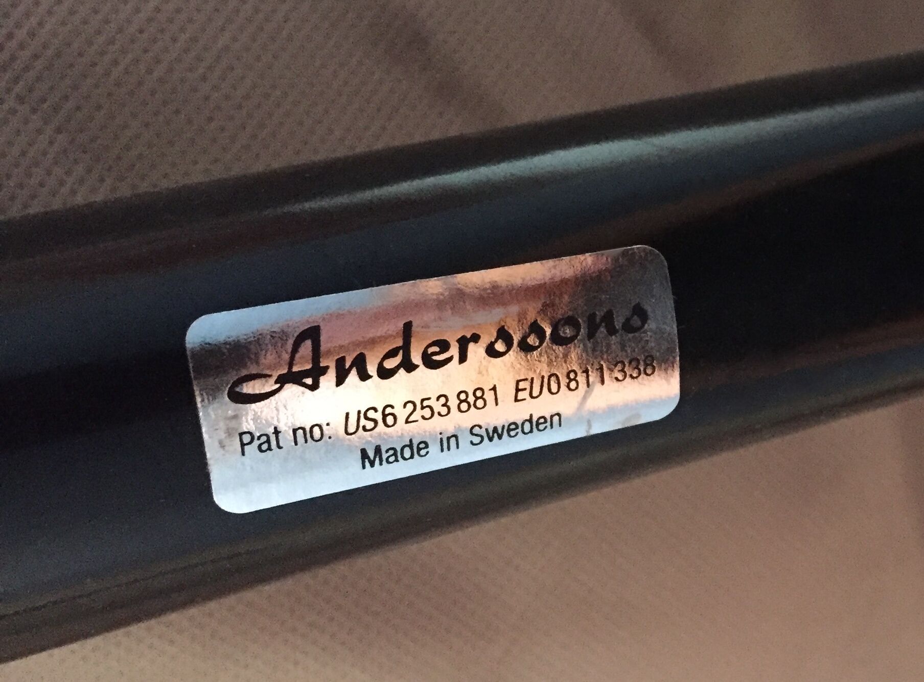 Scandinavian reclining relax armchair in Anderssons leather