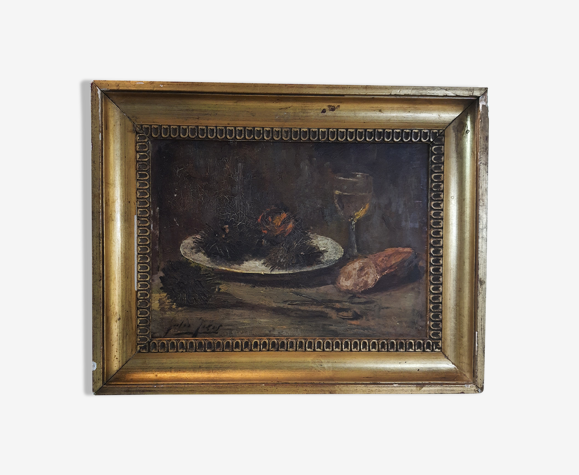 Tableau Nature morte oursins