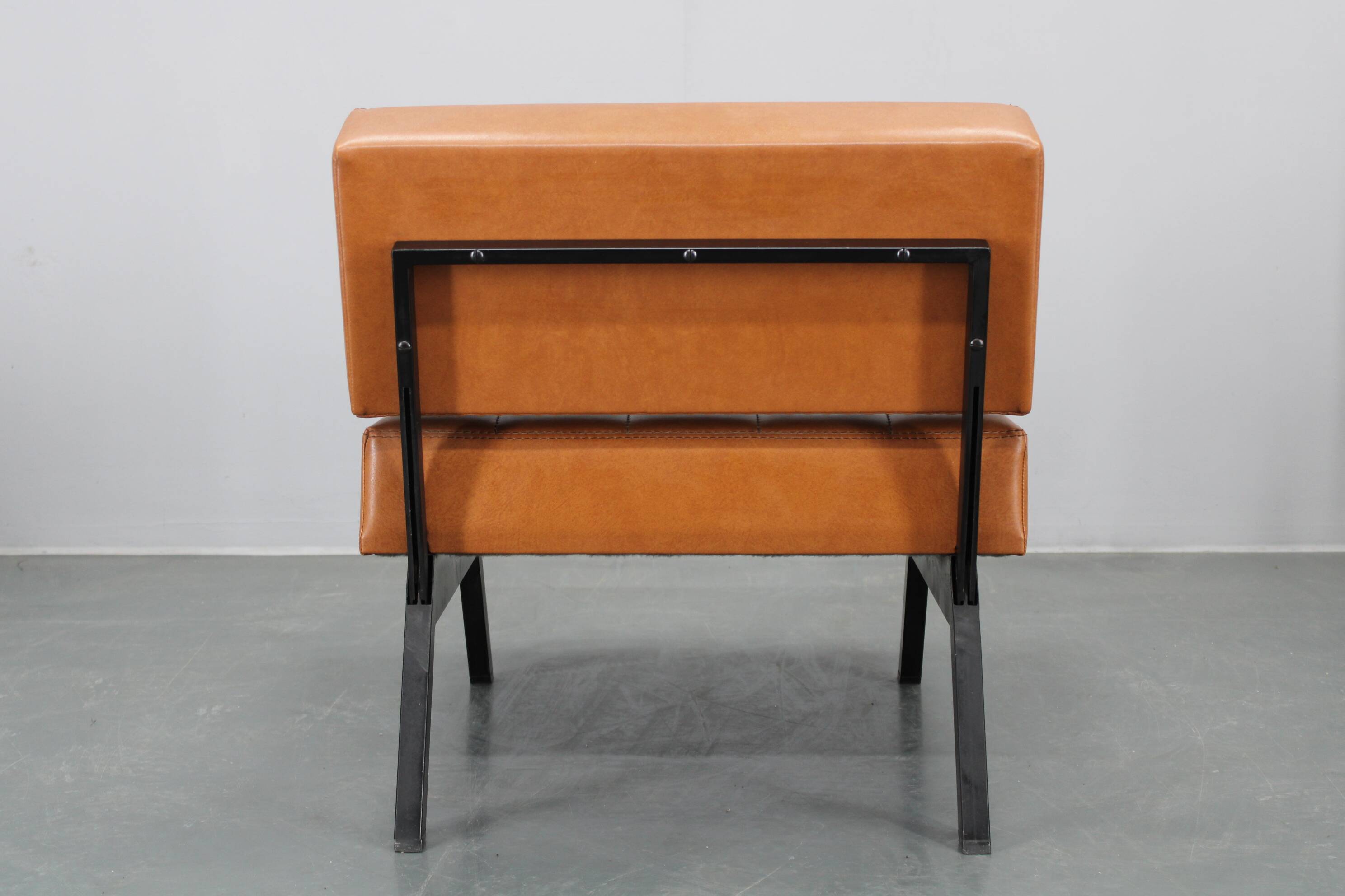 1970s Brevetti IPE Set Of Three RARE Convertible Lounge Chairs, Italy