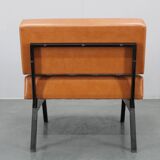 1970s Brevetti IPE Set Of Three RARE Convertible Lounge Chairs, Italy