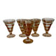 Verres à pieds à bistrot Duralex vintage