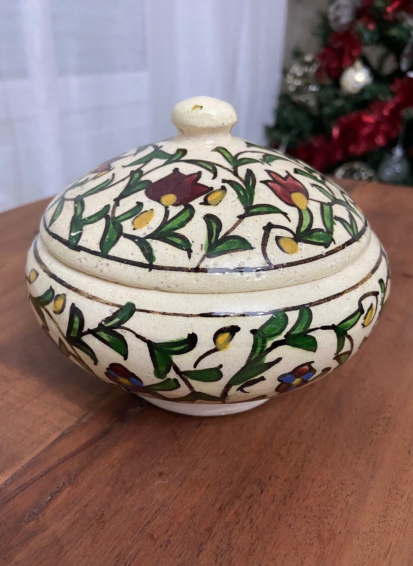 Antique ceramic box