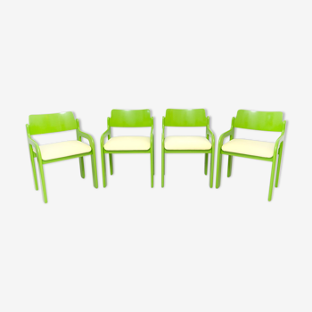 Set de 4 chaises Flamingo par Eero Aarnio pour Asko 60/70