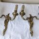 Paire d'appliques bronze