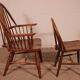 set of 5 Windsor chairs and two armchairs - 19th century