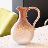 Large speckled ceramic handcrafted pitcher