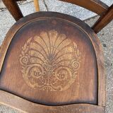 4 vintage mismatched coffee bistro chairs