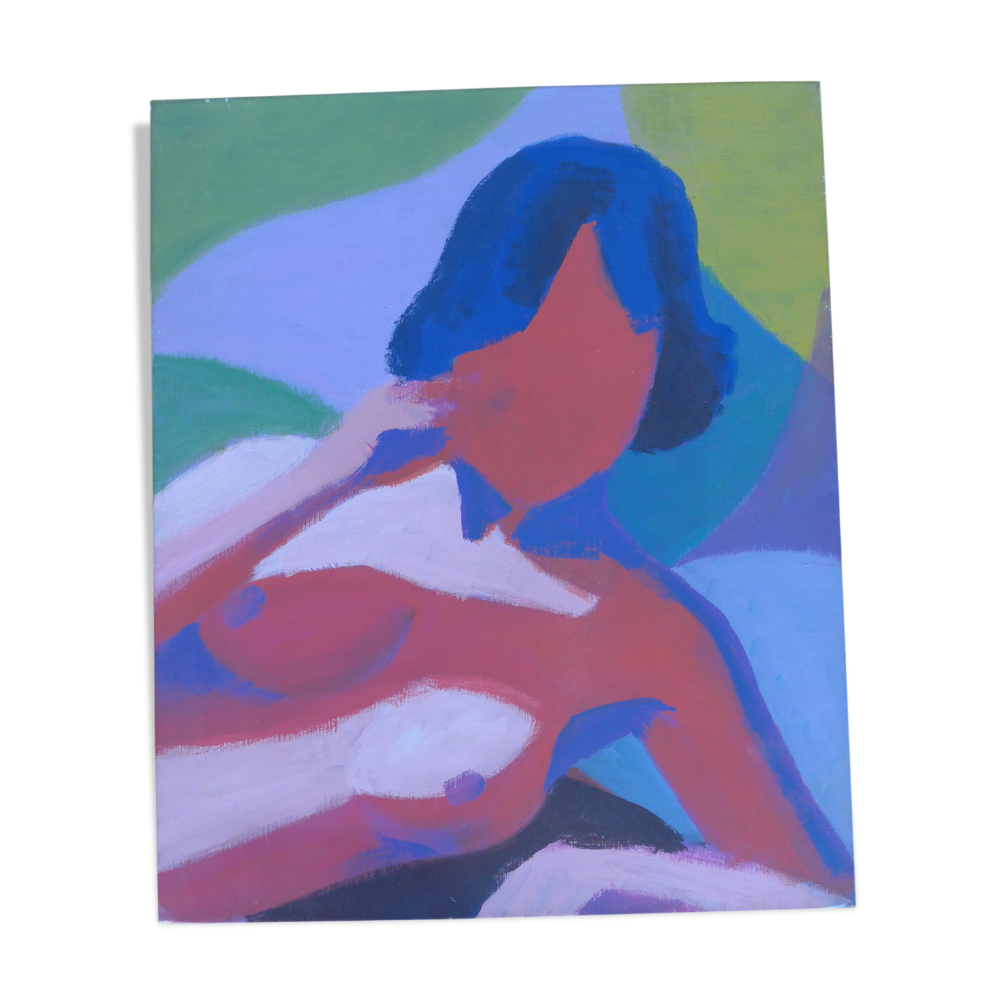 Unsigned woman canvas