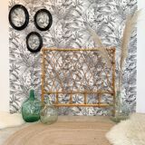 Rattan headboard