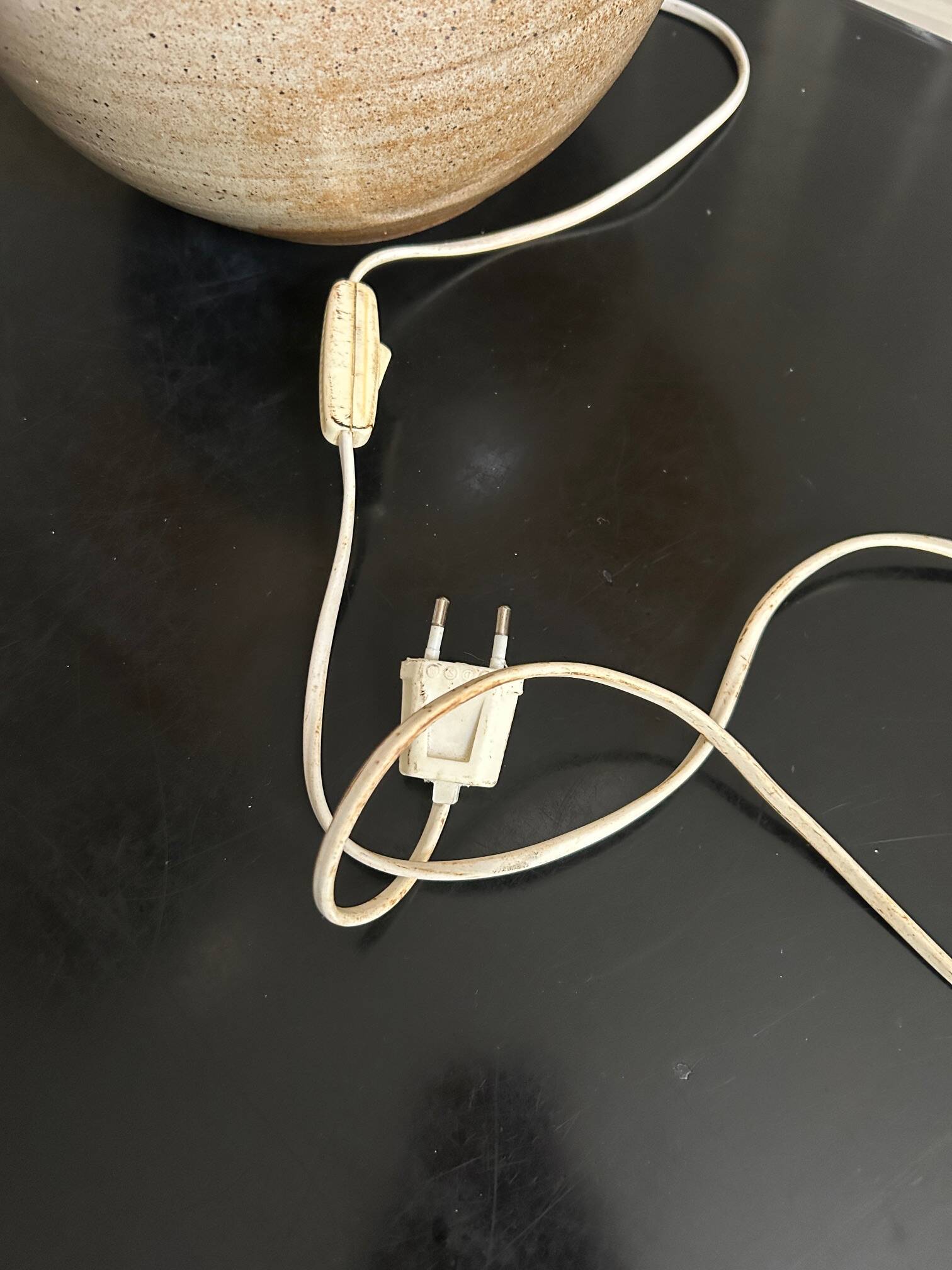 70s ceramic lamp