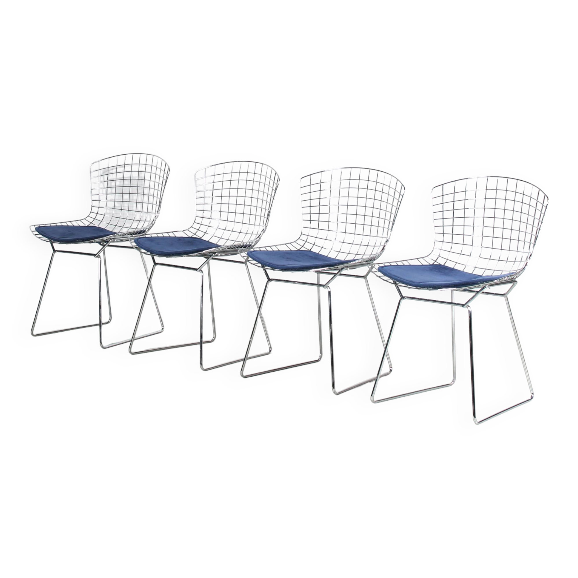 1980s Harry Bertoia dining vhairs for Knoll International, USA