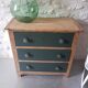 Vintage wood and green dresser