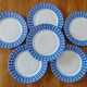 Lot 6 dessert plates Guy Degrennr Paréo collection