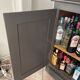 Antique oak buffet refurbished