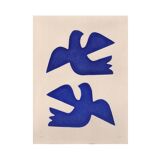 Blue Bird Painting B151 by Eawy