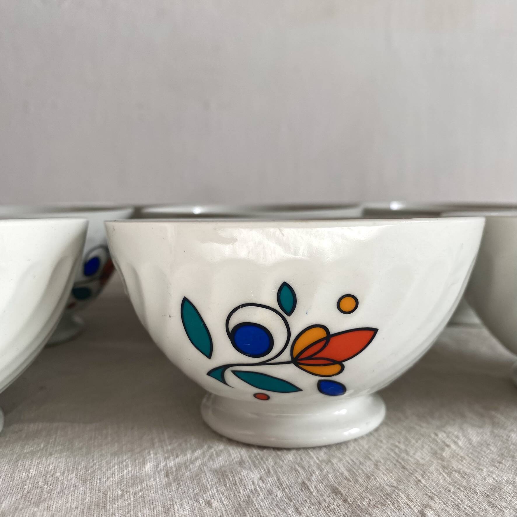 Small bowls Sarreguemines 1970s