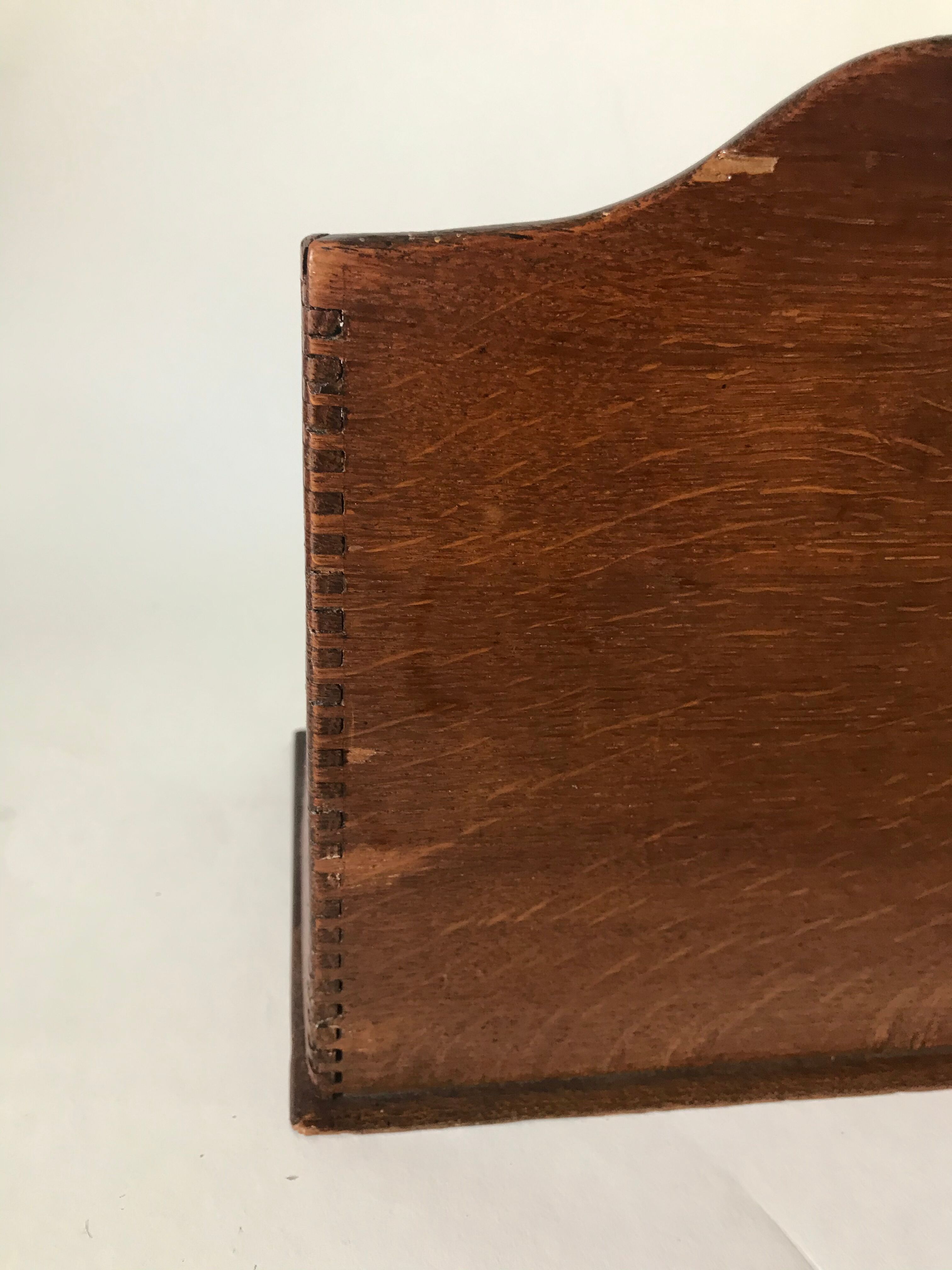 Old wooden mail door