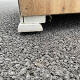 Moulded white sideboard