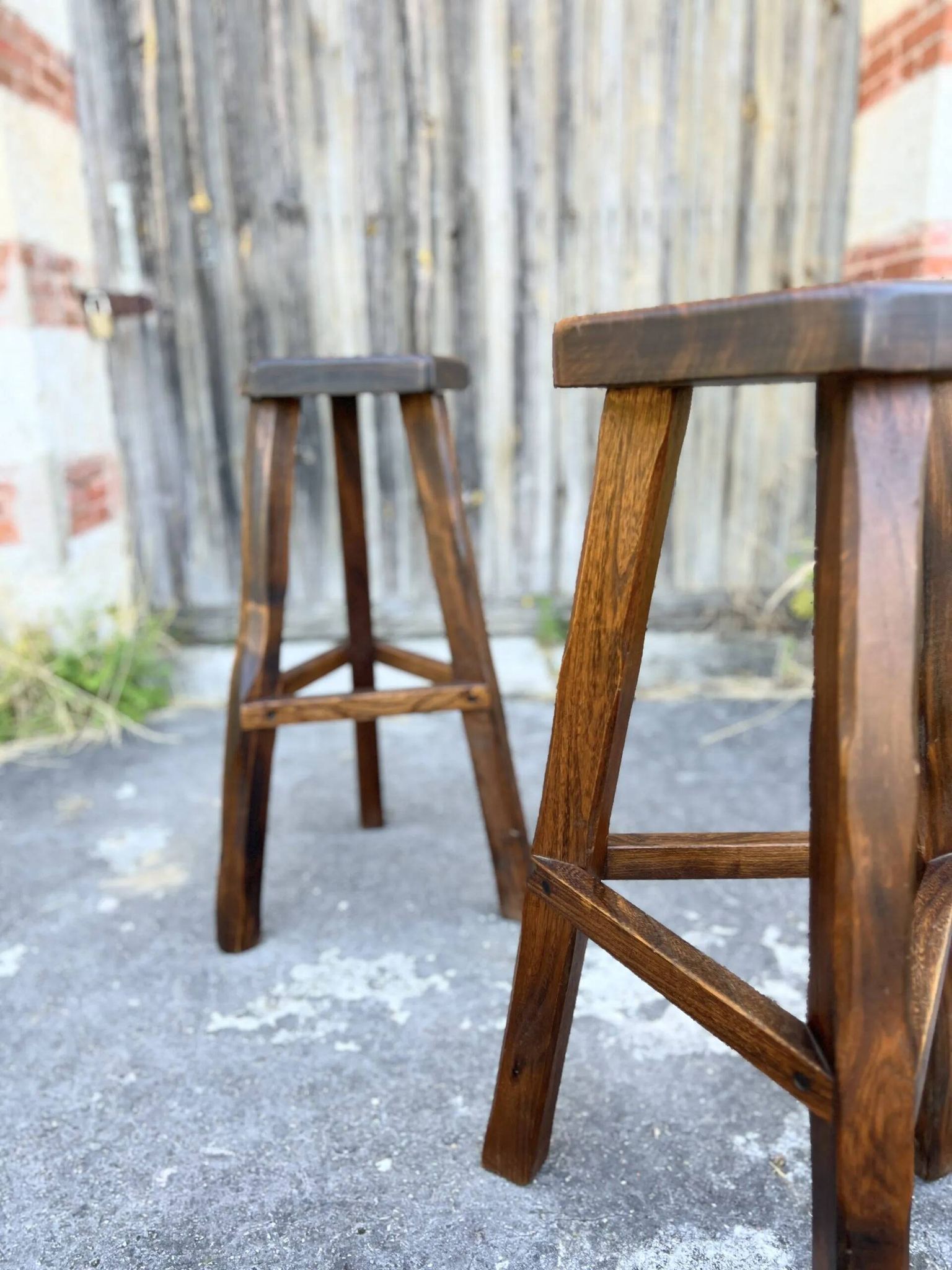 Paire de tabourets de bar Aranjou