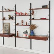 PS System Modular Shelving – Teak Veneer, Danish Design, 1970s