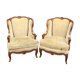 Pair Of Bergères Children Stamped In Walnut Period Louis XV