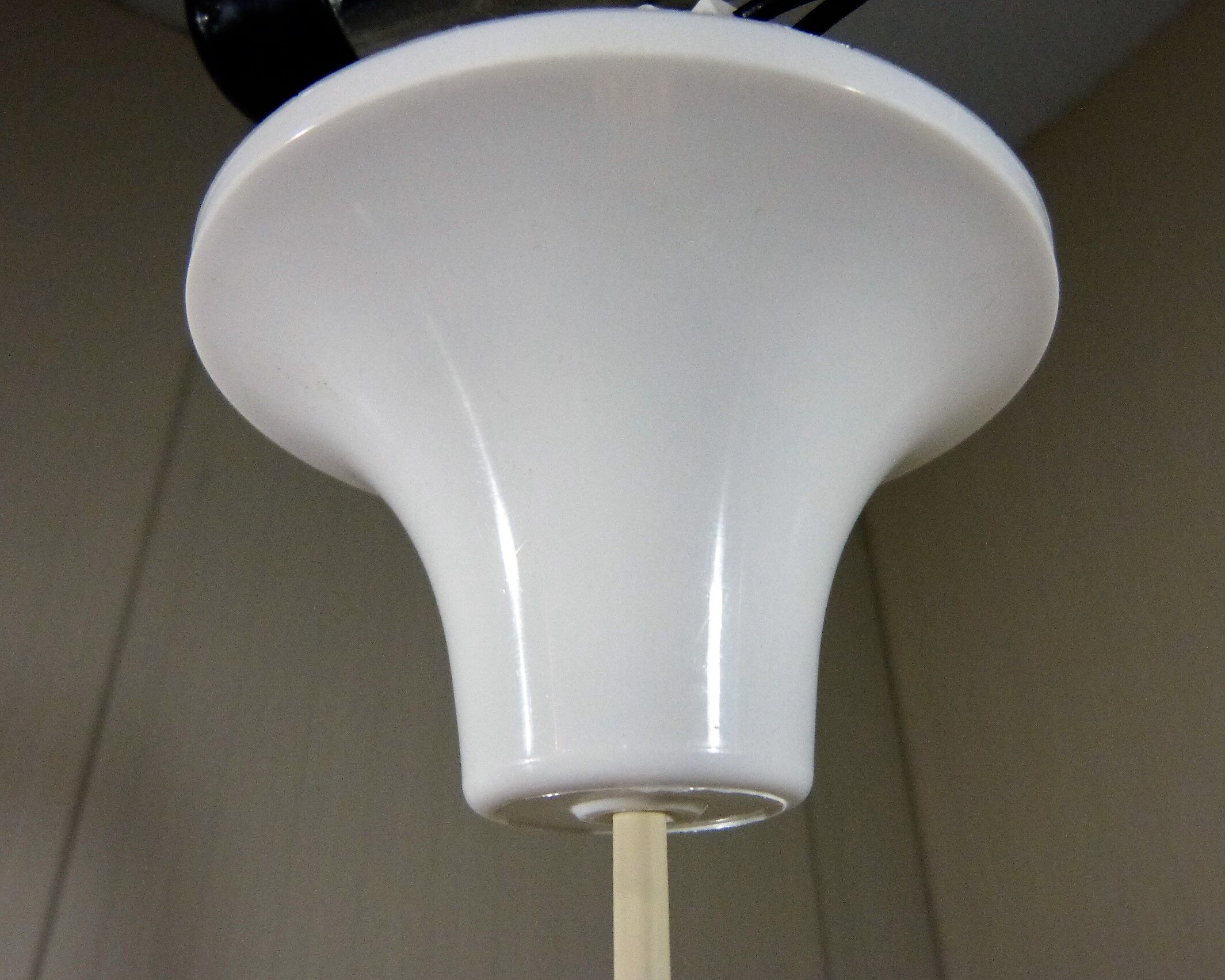 Glass hanging lamp Kaiser Leuchten, 1960’s