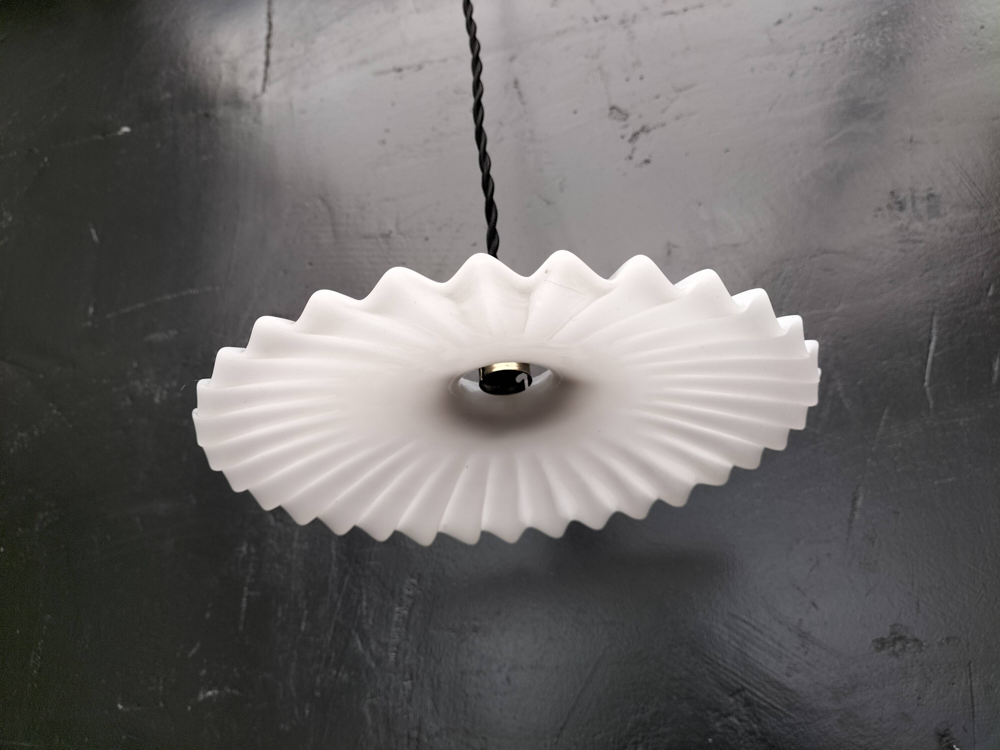 Opaline pendant light