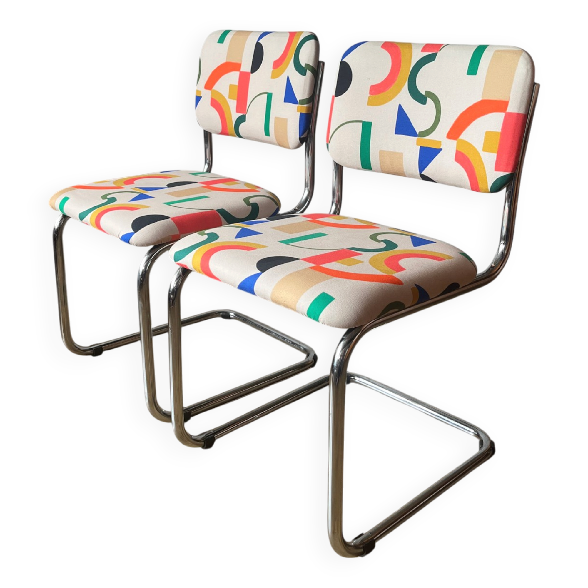 Paire de chaises Cesca Memphis 1980