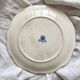 Gien earthenware plate with peony decoration