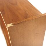 Scandinavian "triple" teak bookcase, Sweden, 1960