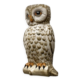 Vintage Italian ceramic owl umbrella stand
