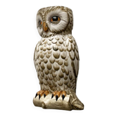Vintage Italian ceramic owl umbrella stand