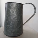 Bent zinc garden pitcher