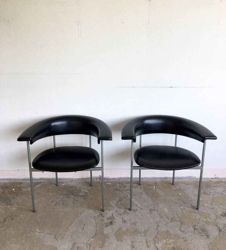 Pair of chairs model gamma Rudolf Wolf 1960