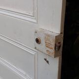 Communication door h216.5x87cm old paneled, molded