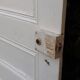 Communication door h216.5x87cm old paneled, molded