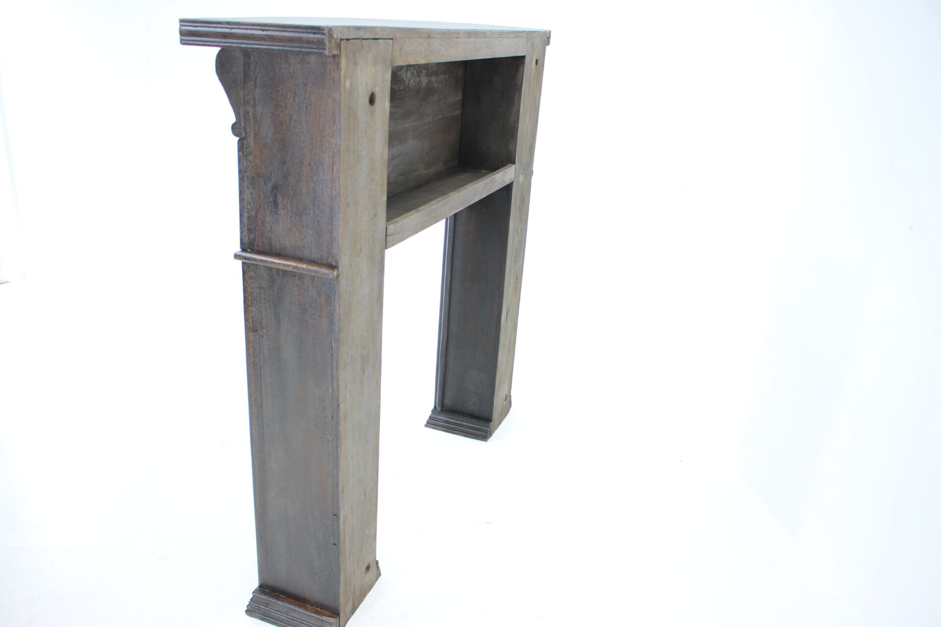 Antique Oak Fireplace Mantel
