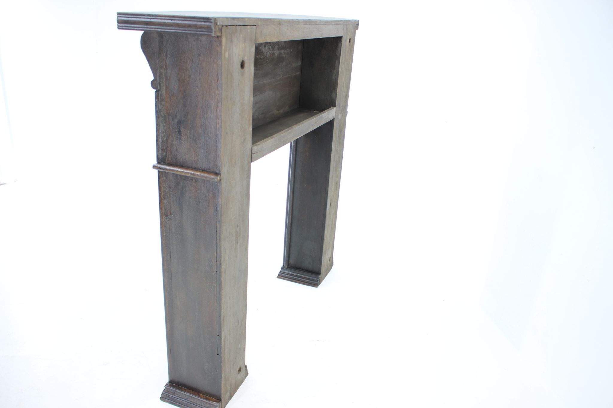 Antique Oak Fireplace Mantel