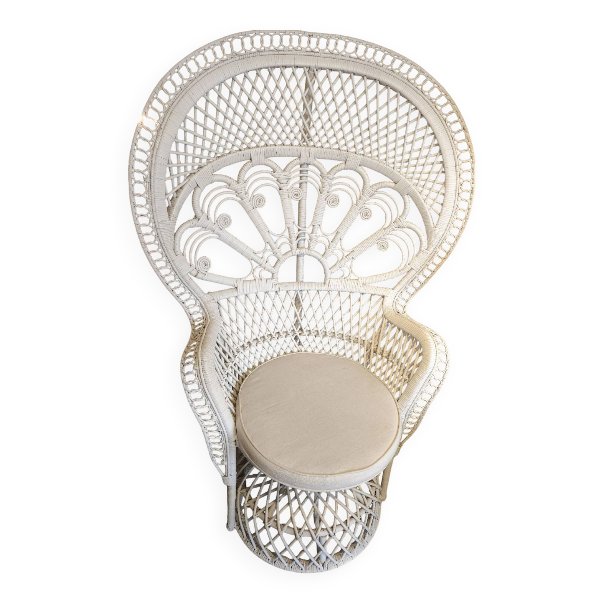 Emmanuelle armchair in rattan