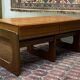 Coffee table with 2 tables in teak - 70s