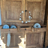 Raw solid walnut buffet