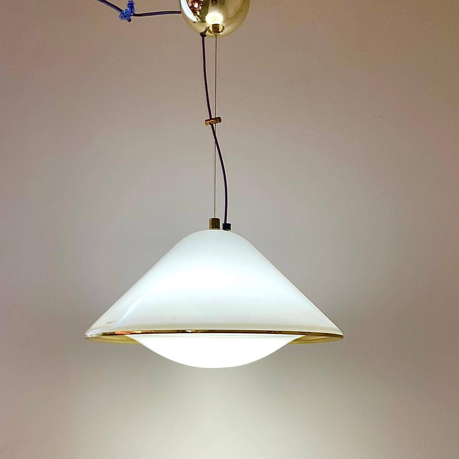 Space Age IGuzzini Pendant "Elpis" , Harvey Guzzini, Italy 1970s