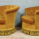 Pair of toad chairs in the shape of the Napoleon III era around 1850