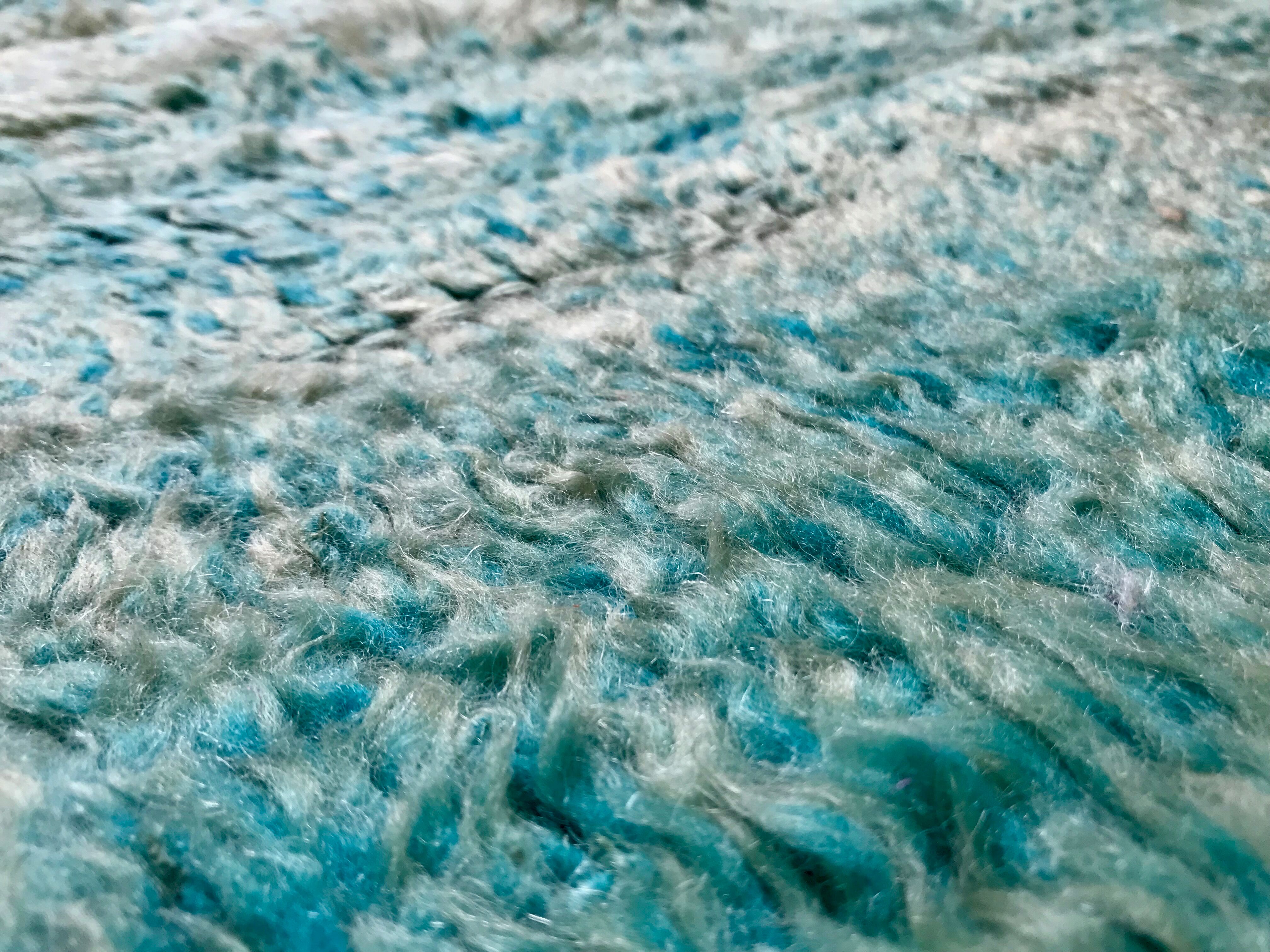 Green boujaad carpet 110x220cm