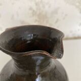 Handmade ceramic pitcher