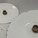 Enamelled sheet metal suspensions