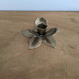Bougeoir lotus en laiton