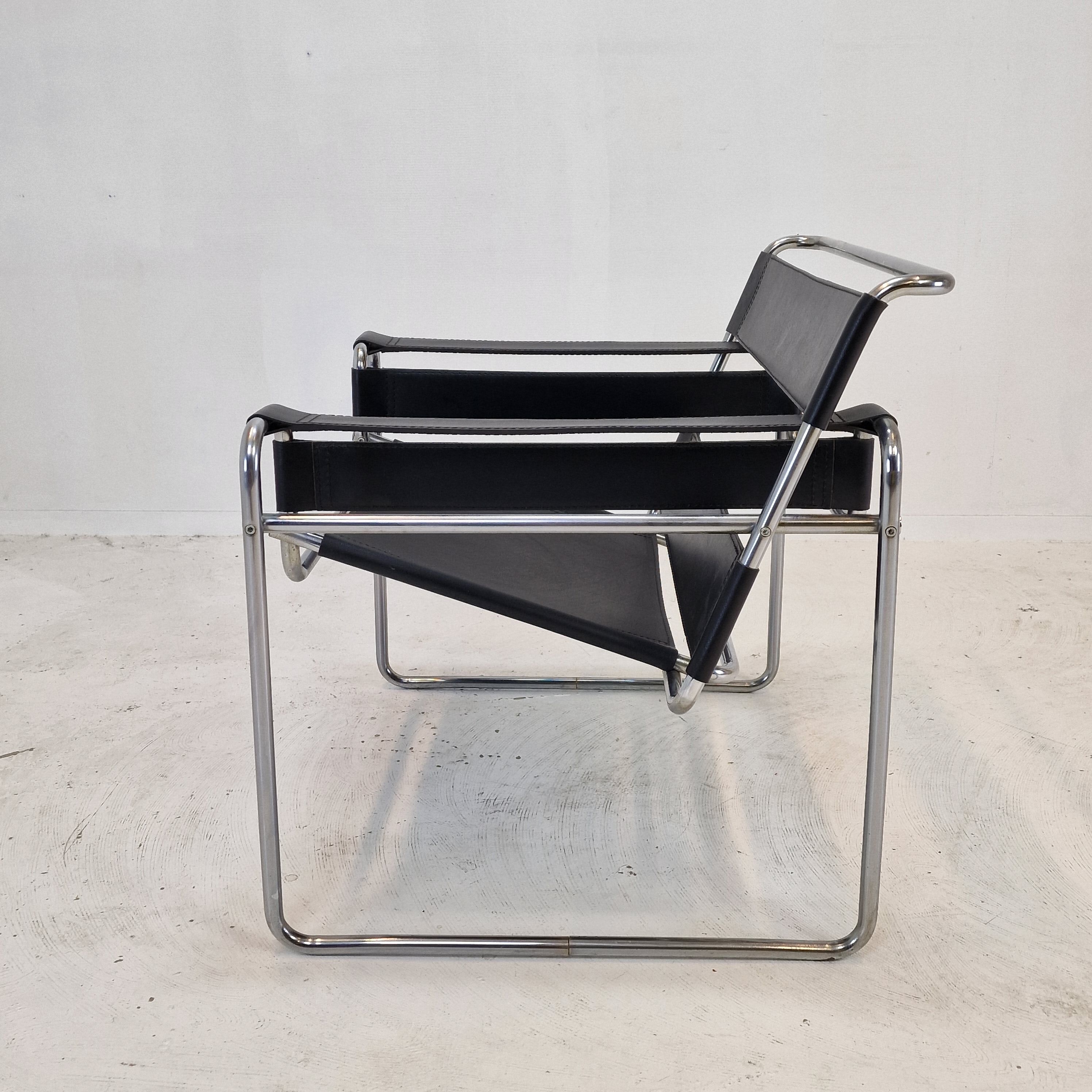 Chaise Wassily par Marcel Breuer, années 1980
