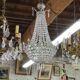Lustre montgolfiere a pampilles 1 ampoule